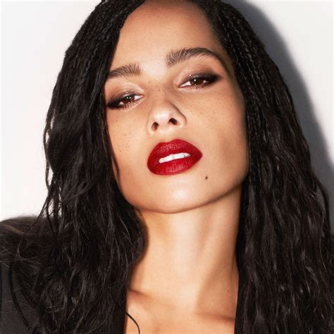 zoe kravitz YSL makeup